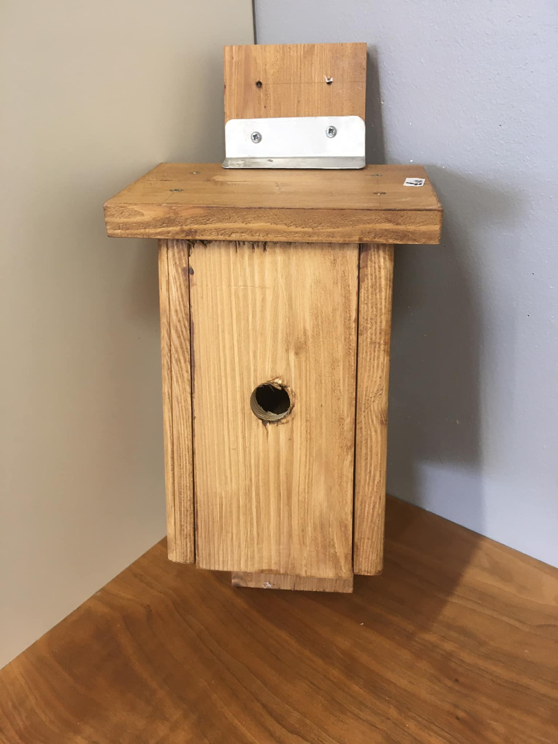 Handcrafted bird feeder