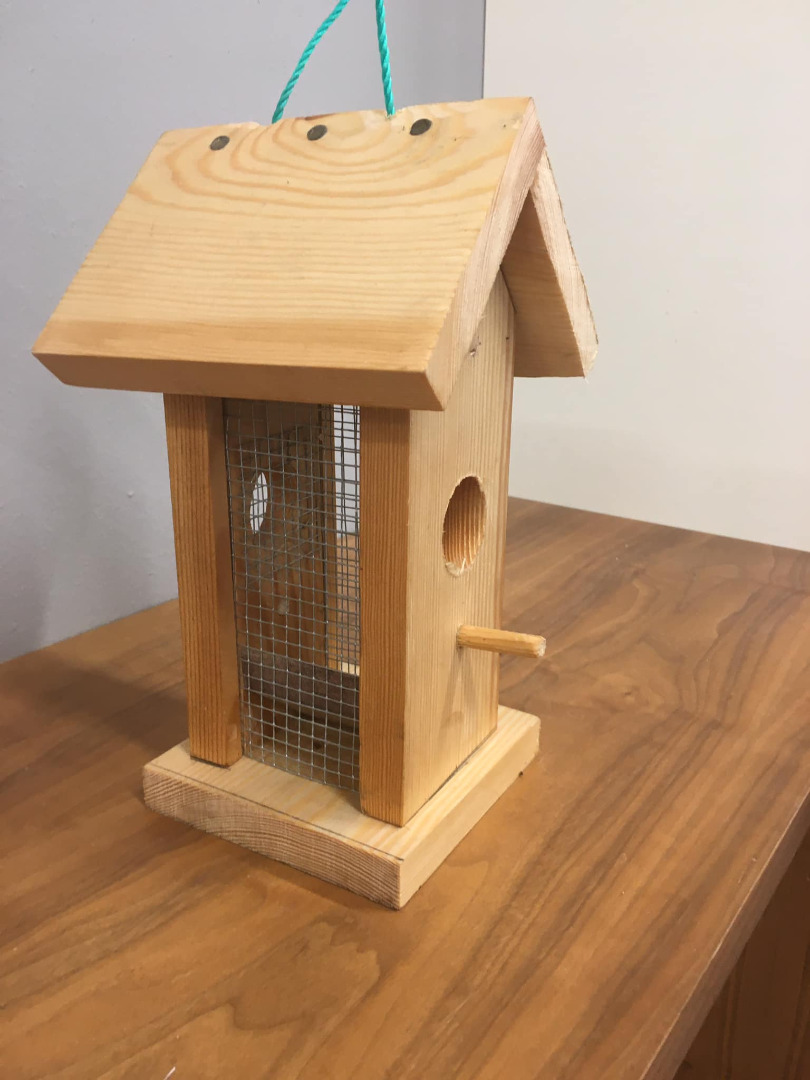 Handcrafted bird box
